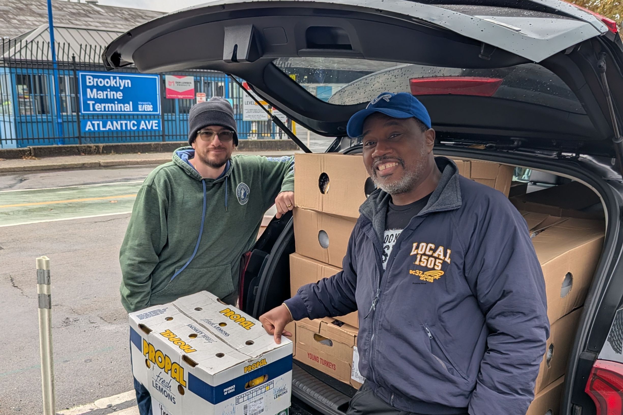 Khari Edwards Food Distribution in Brooklyn - 1